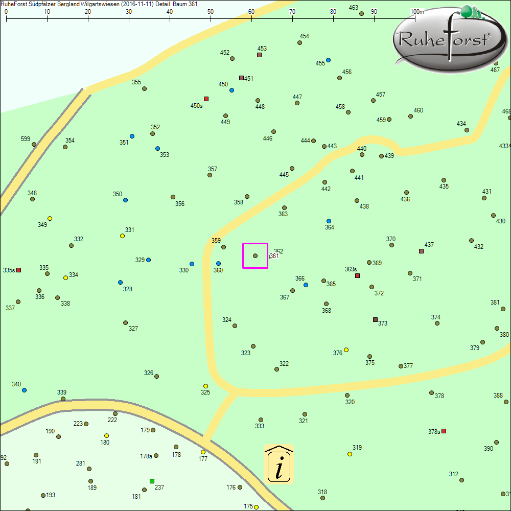 Detailkarte zu Baum 361