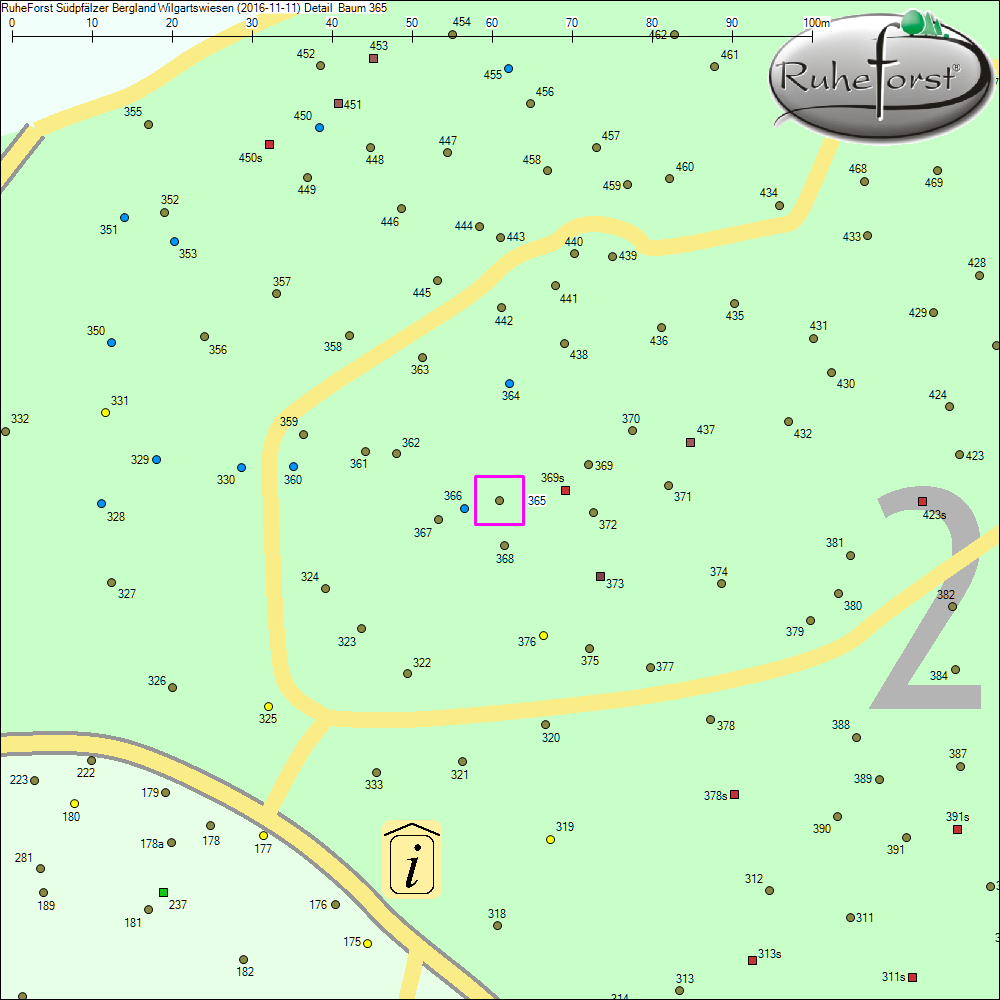Detailkarte zu Baum 365