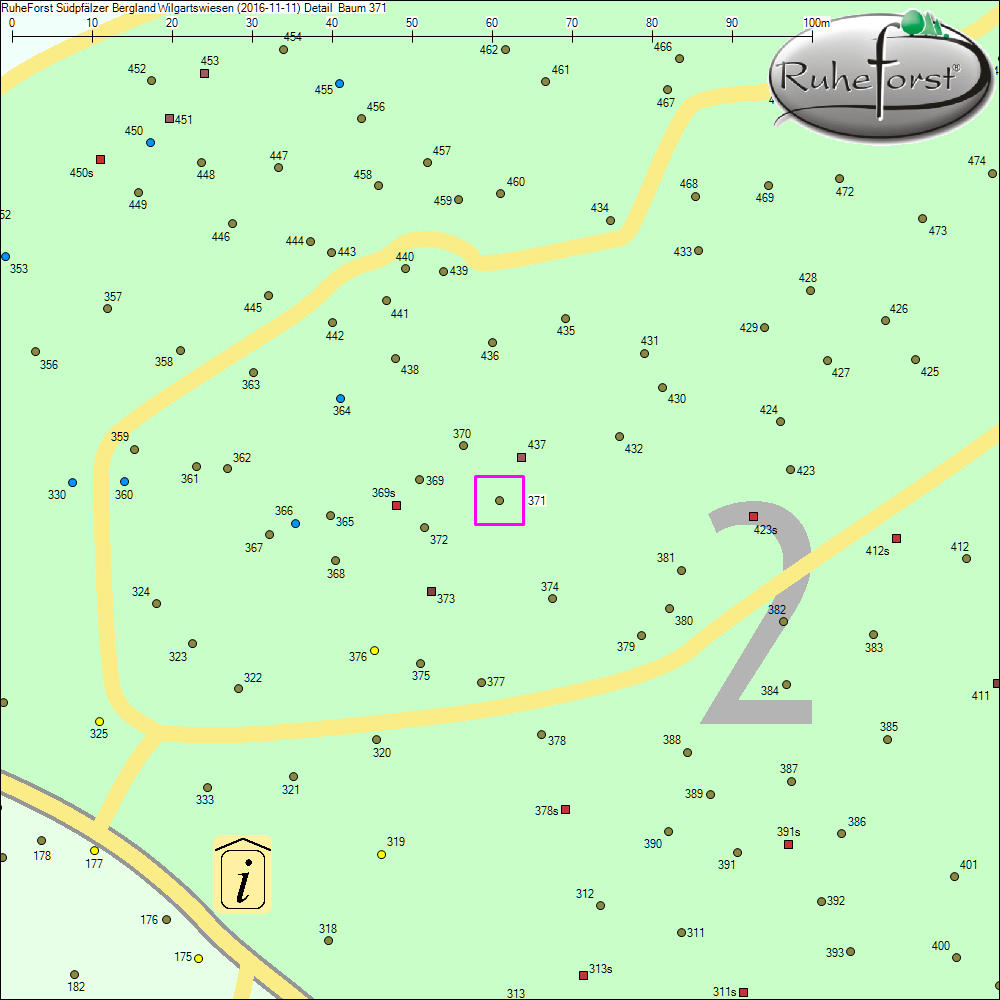 Detailkarte zu Baum 371
