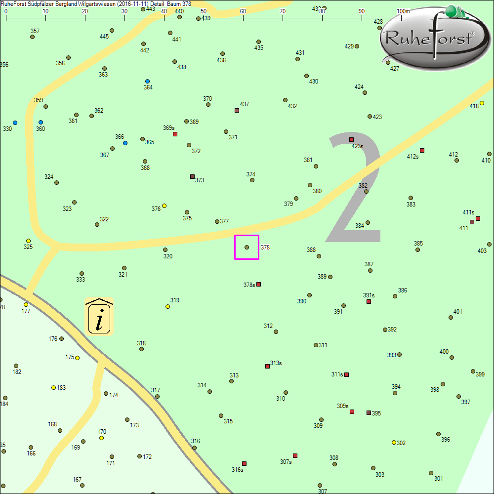 Detailkarte zu Baum 378
