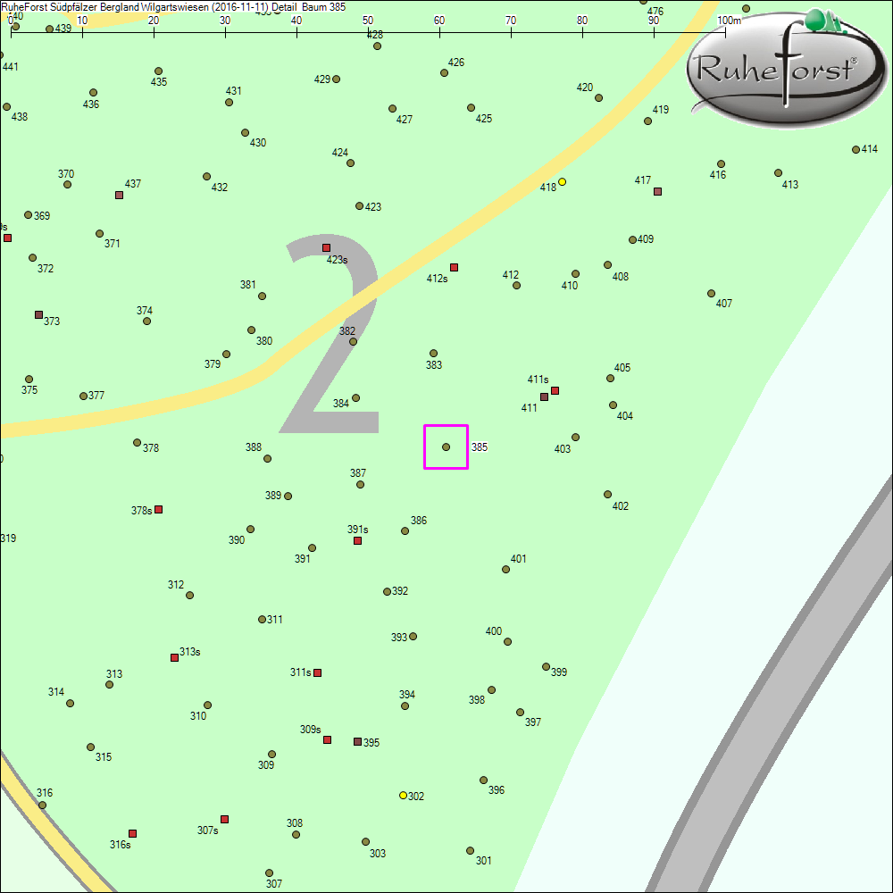 Detailkarte zu Baum 385