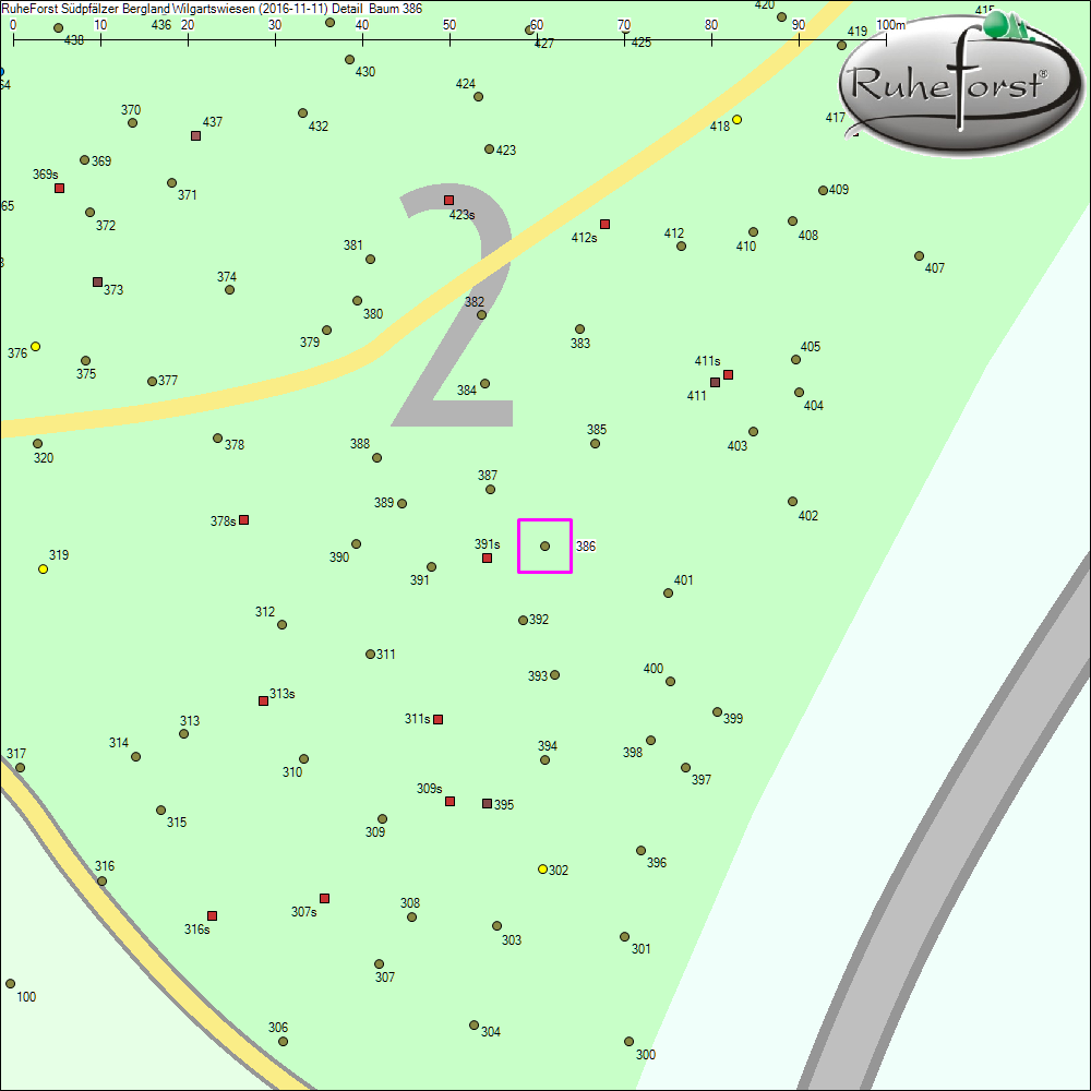 Detailkarte zu Baum 386