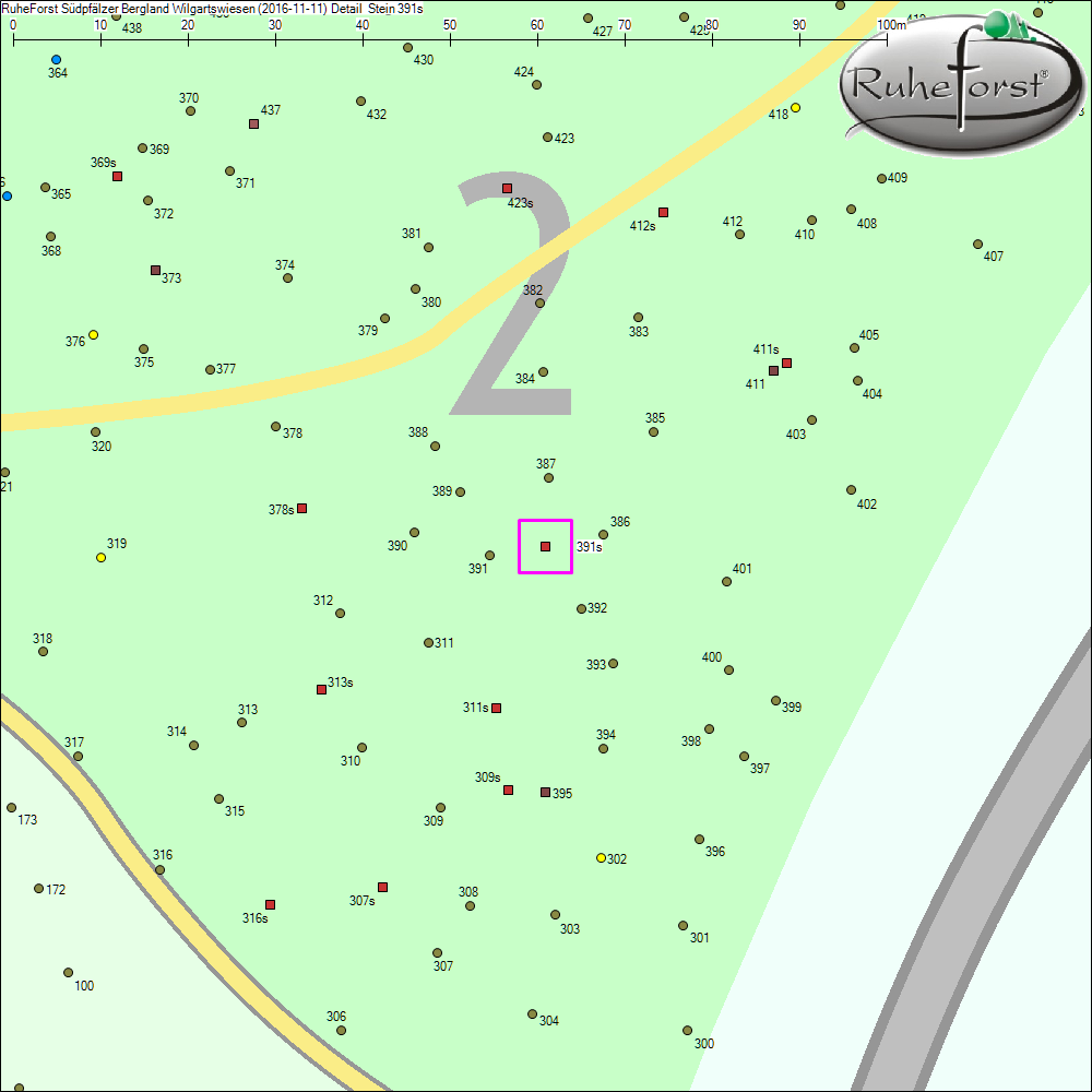 Detailkarte zu Stein 391s