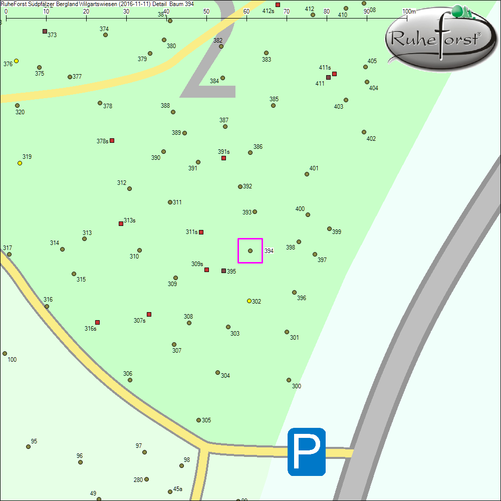 Detailkarte zu Baum 394