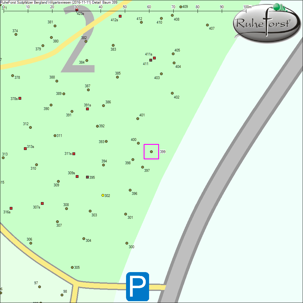 Detailkarte zu Baum 399