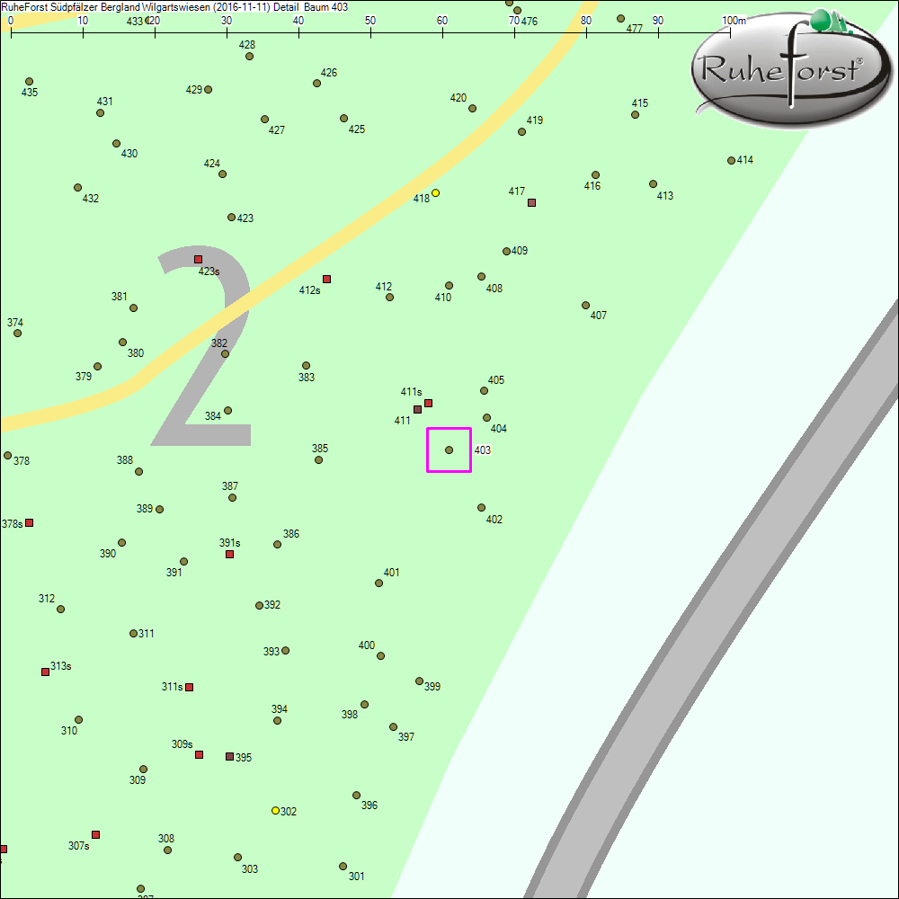 Detailkarte zu Baum 403
