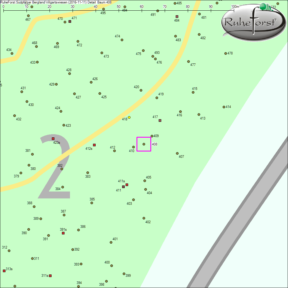 Detailkarte zu Baum 408