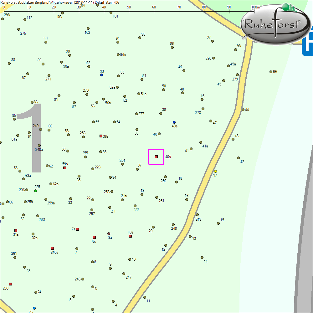 Detailkarte zu Stein 40s