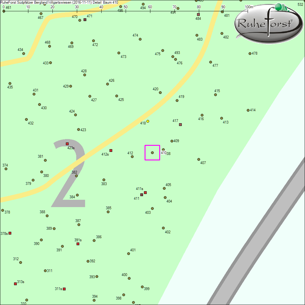 Detailkarte zu Baum 410