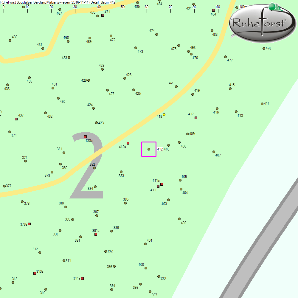 Detailkarte zu Baum 412