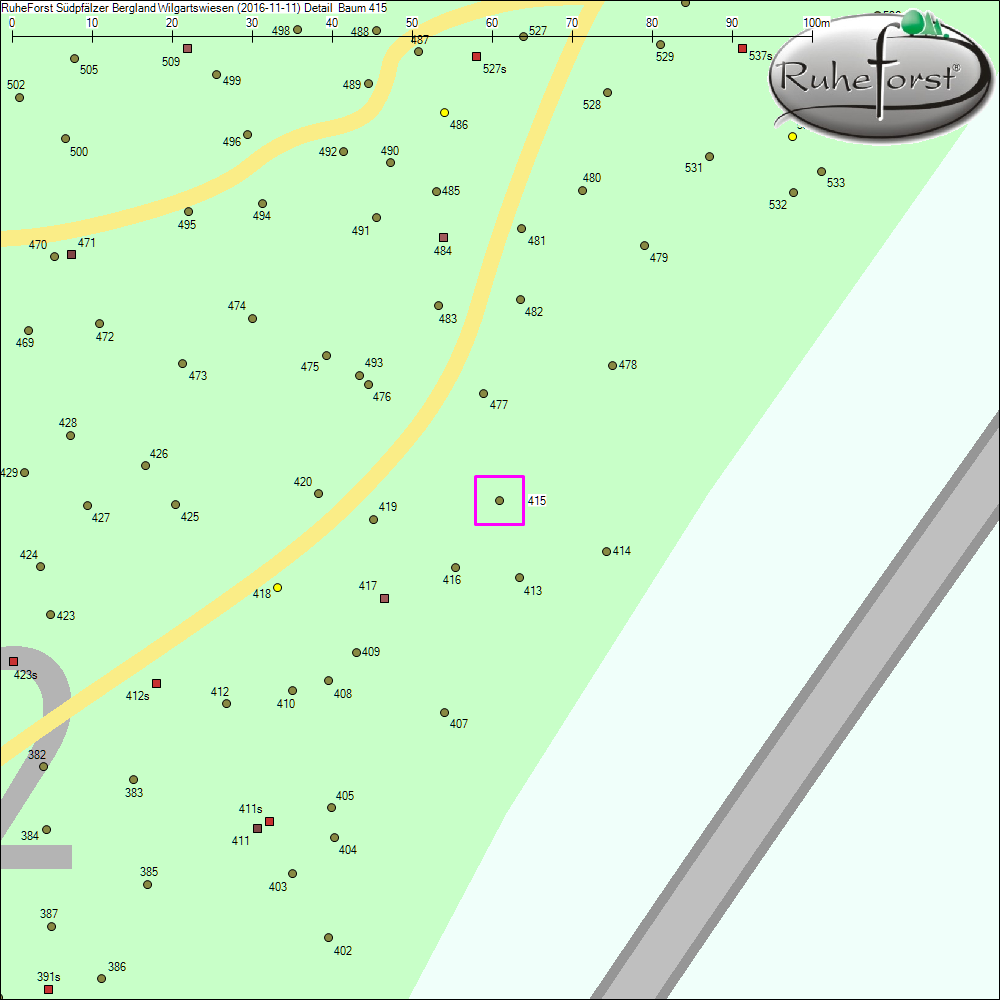 Detailkarte zu Baum 415