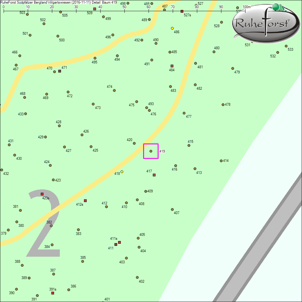 Detailkarte zu Baum 419