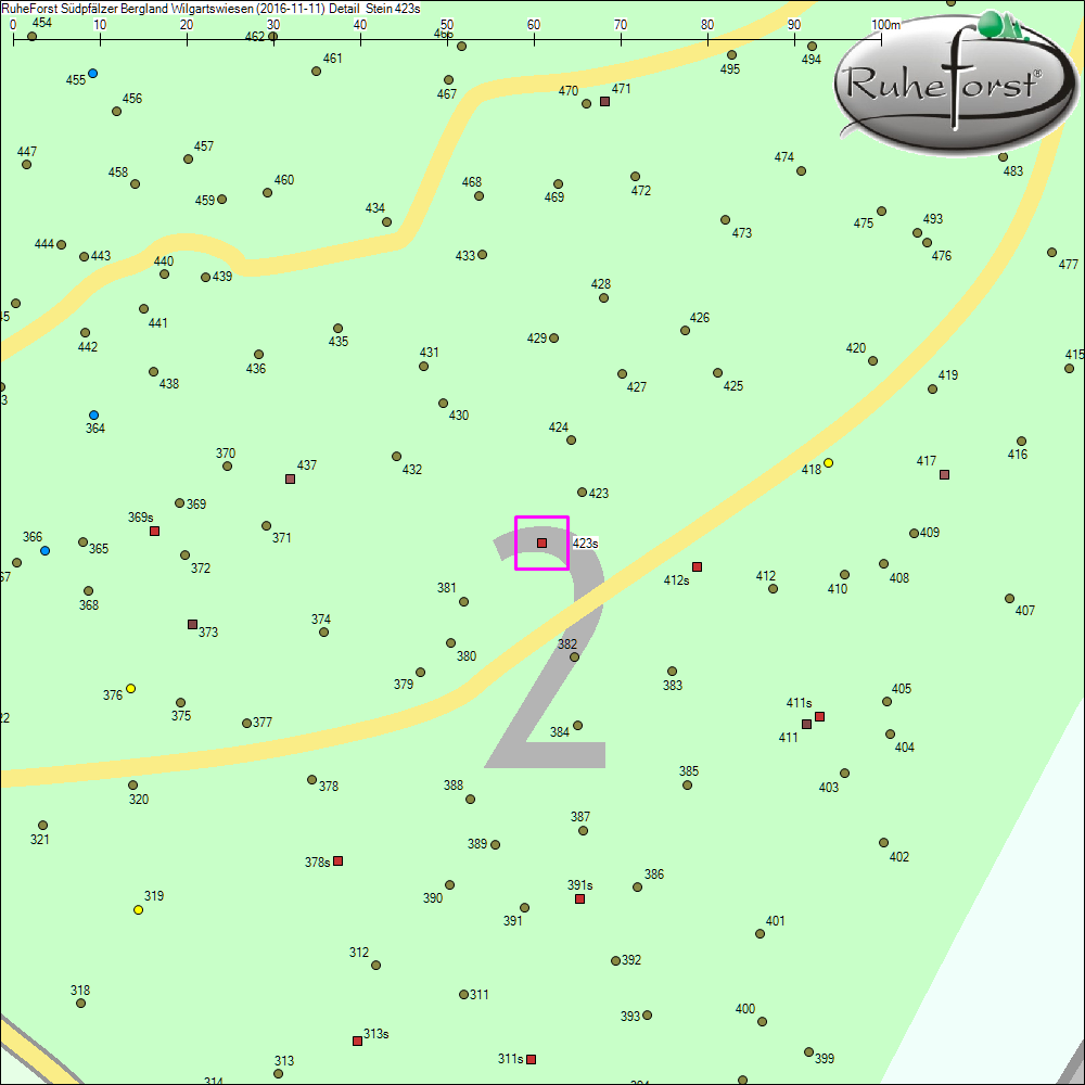 Detailkarte zu Stein 423s