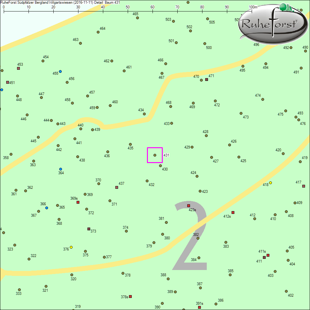 Detailkarte zu Baum 431
