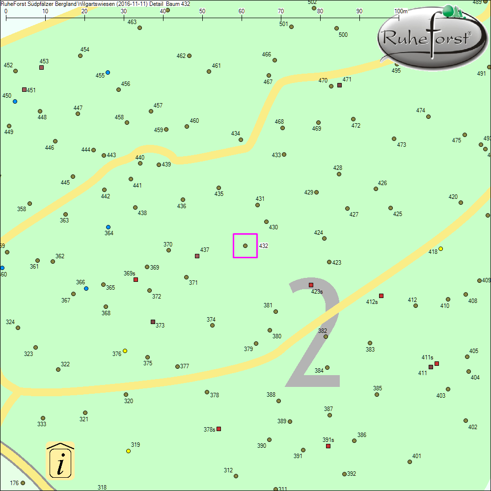Detailkarte zu Baum 432