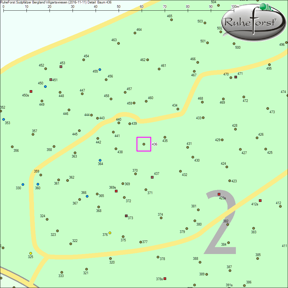 Detailkarte zu Baum 436