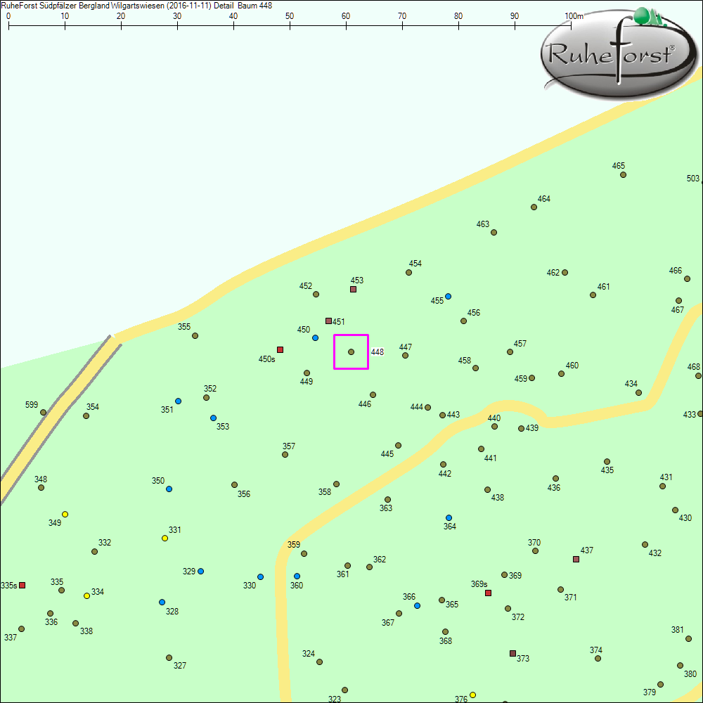 Detailkarte zu Baum 448