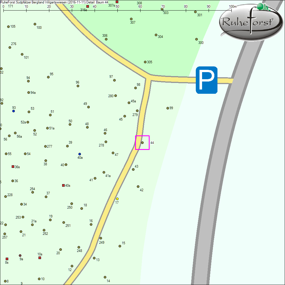 Detailkarte zu Baum 44