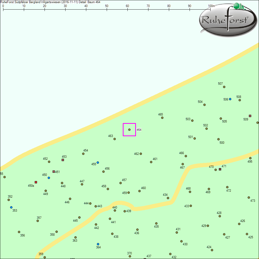 Detailkarte zu Baum 464
