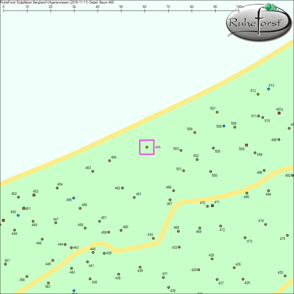 Detailkarte zu Baum 465