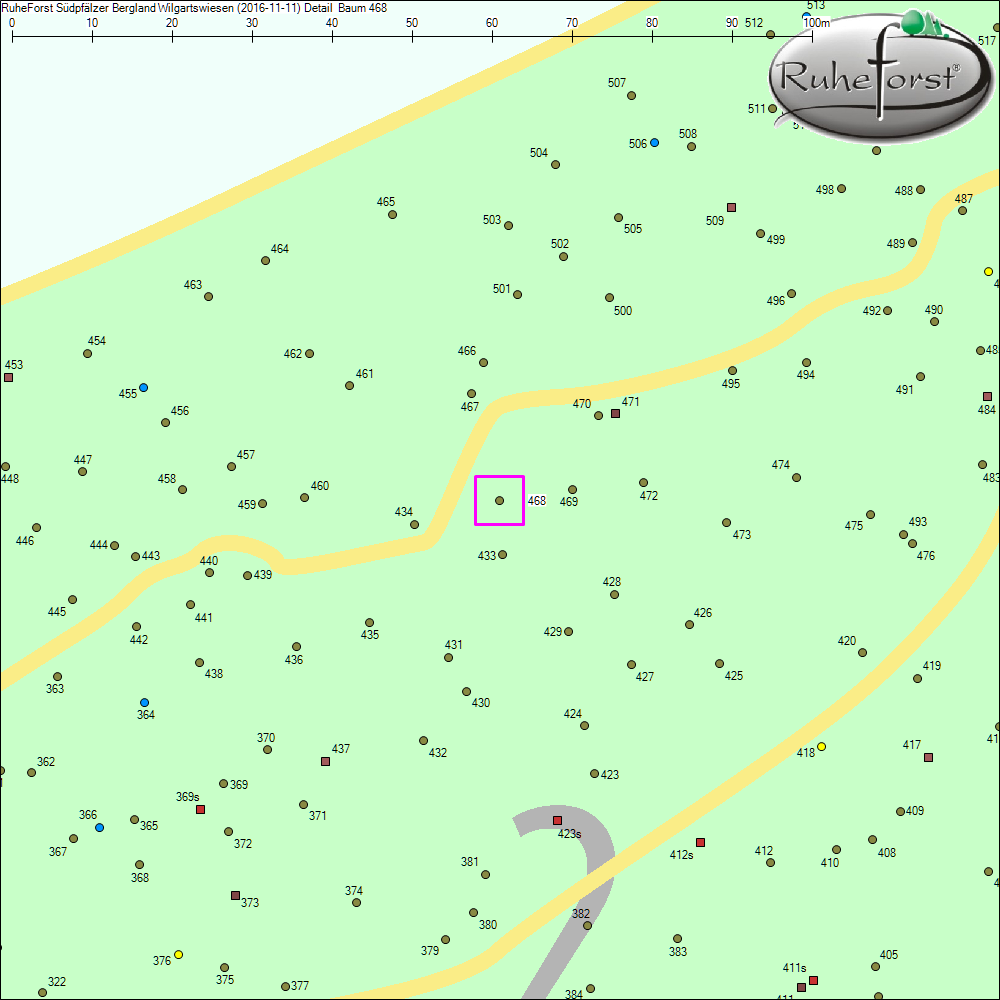 Detailkarte zu Baum 468