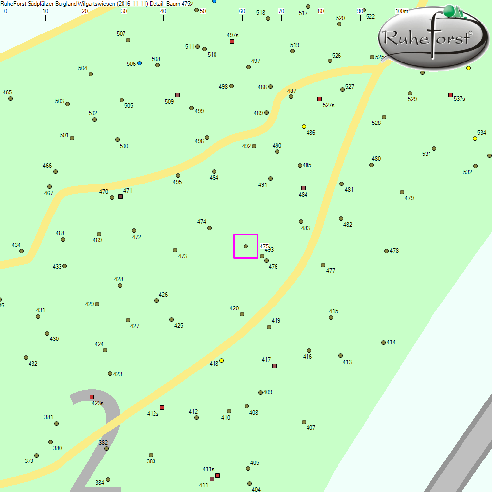 Detailkarte zu Baum 475