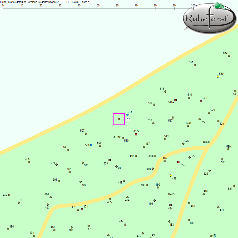 Detailkarte zu Baum 512