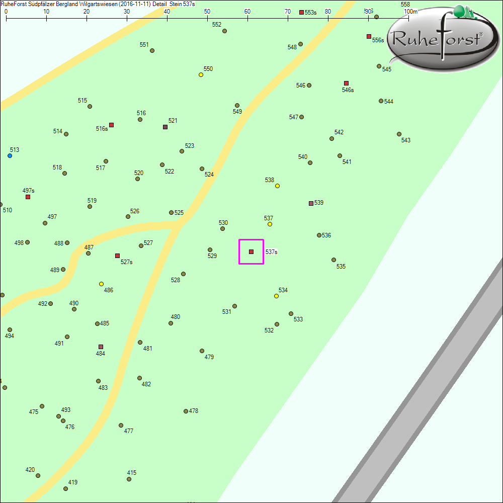 Detailkarte zu Stein 537s