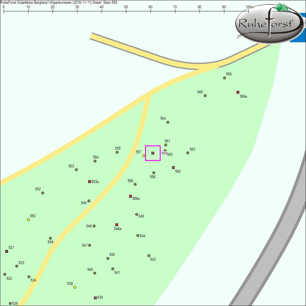 Detailkarte zu Stein 559