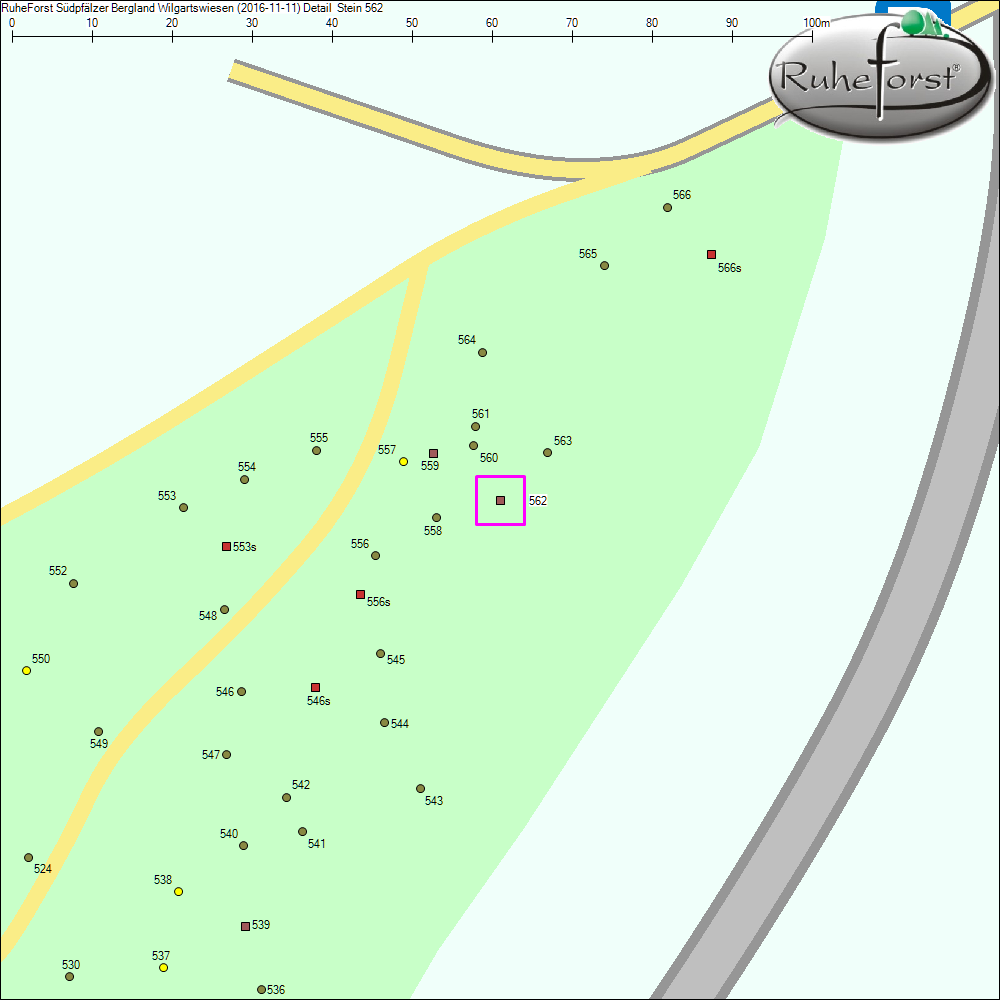 Detailkarte zu Stein 562