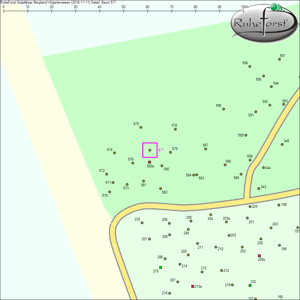 Detailkarte zu Baum 577