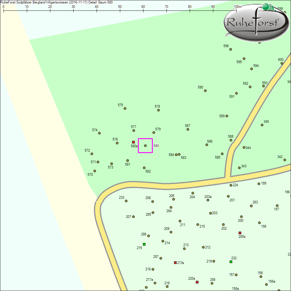 Detailkarte zu Baum 580