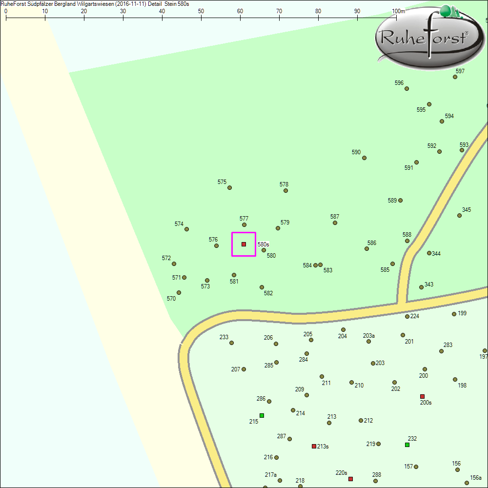 Detailkarte zu Stein 580s