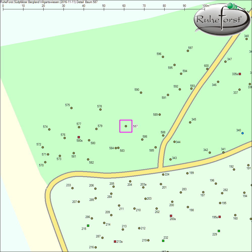 Detailkarte zu Baum 587