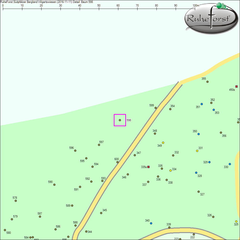 Detailkarte zu Baum 598