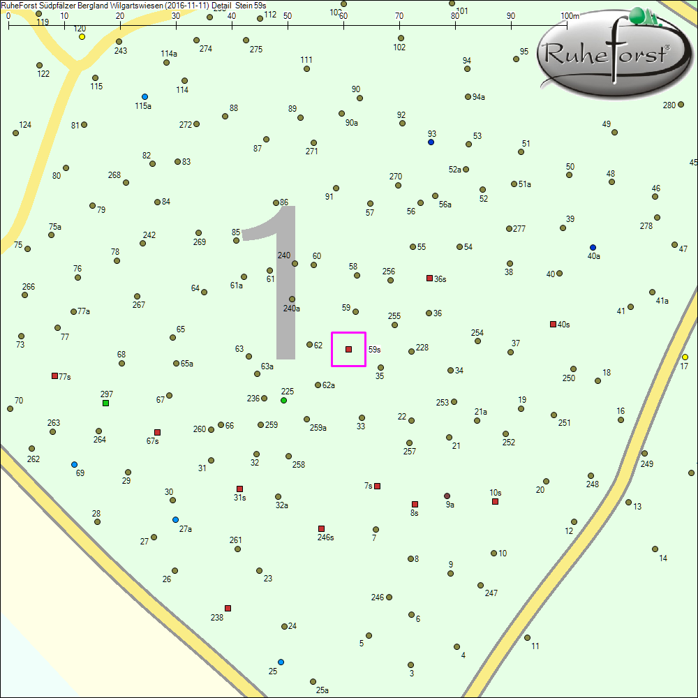 Detailkarte zu Stein 59s
