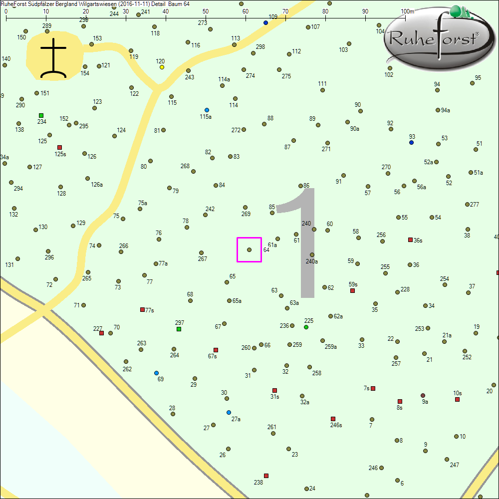 Detailkarte zu Baum 64