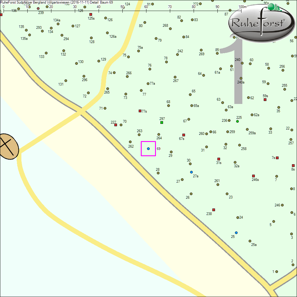 Detailkarte zu Baum 69