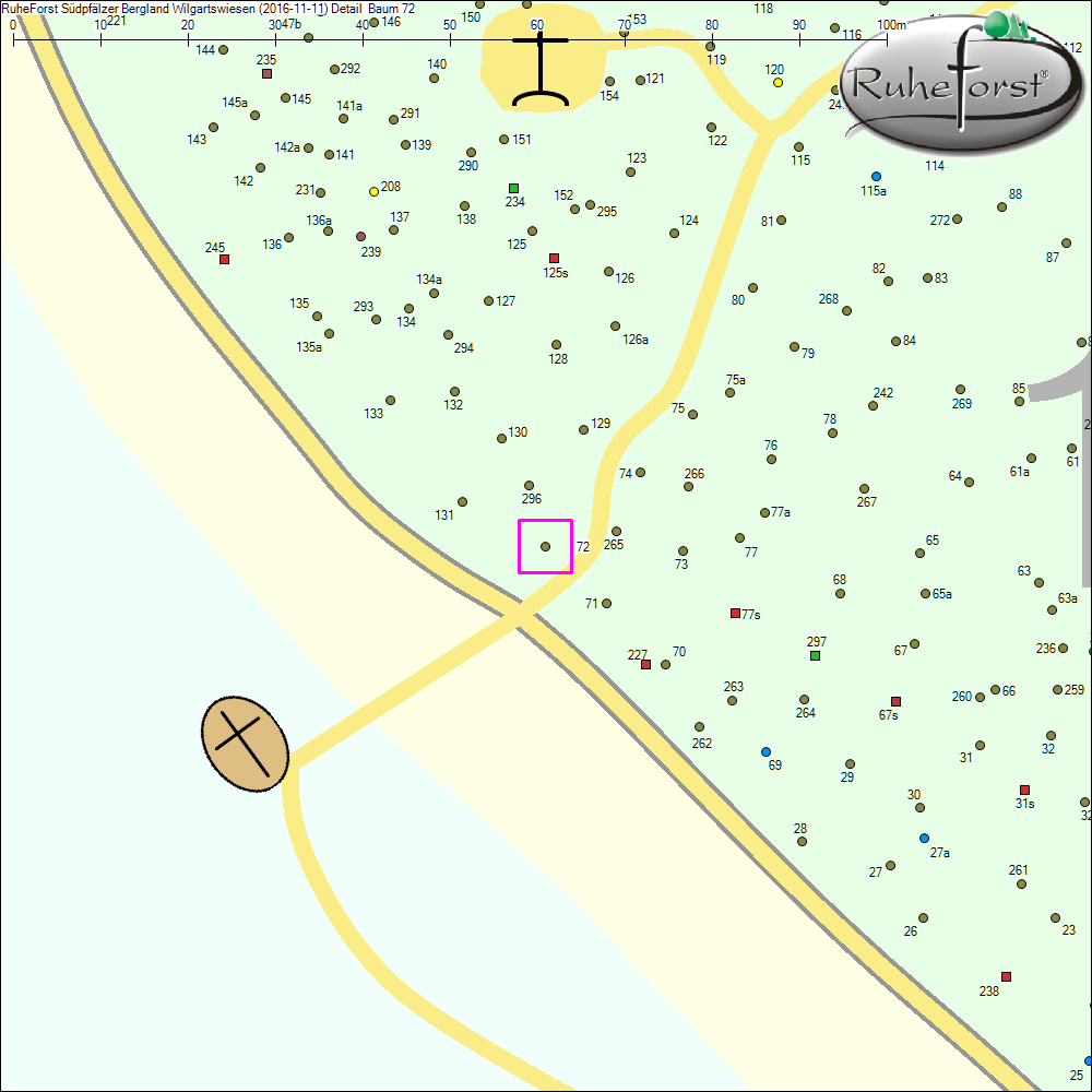 Detailkarte zu Baum 72