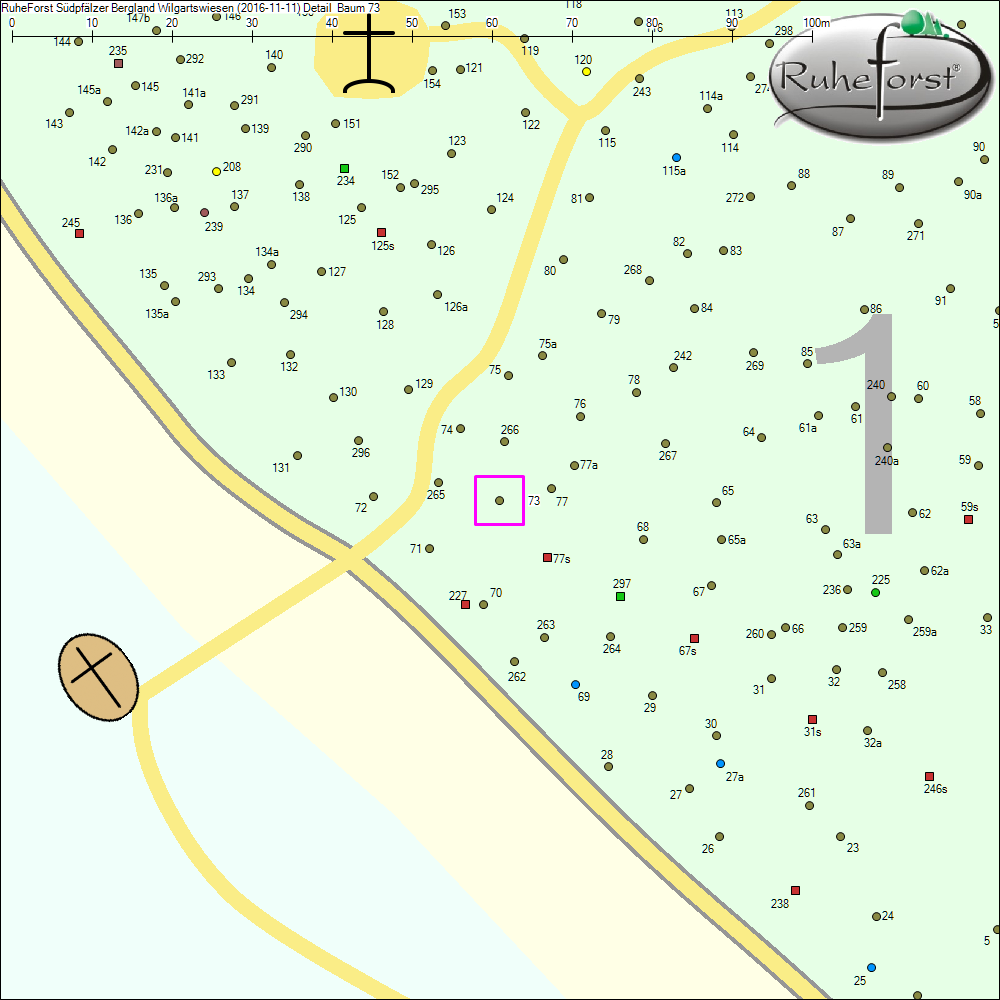 Detailkarte zu Baum 73