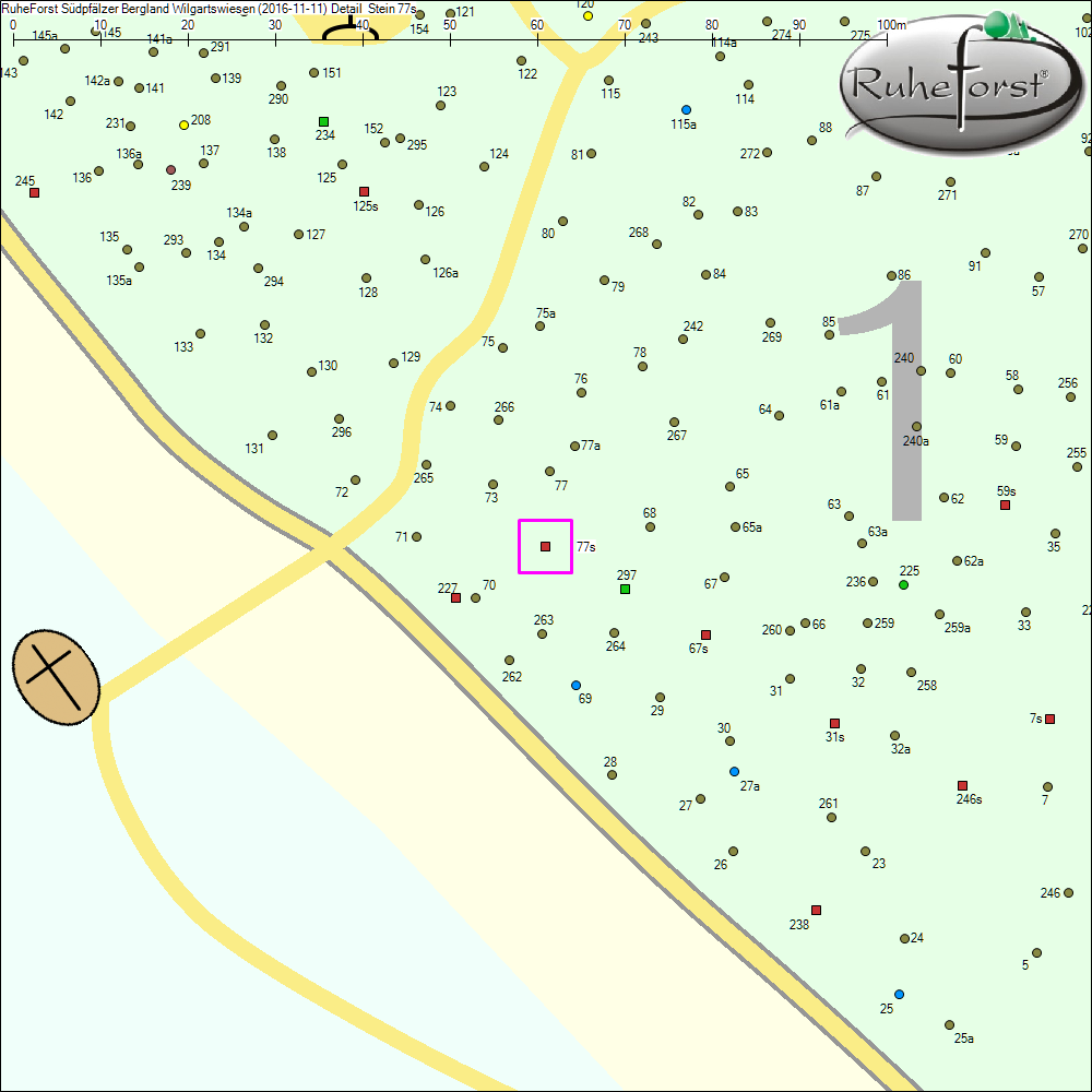 Detailkarte zu Stein 77s