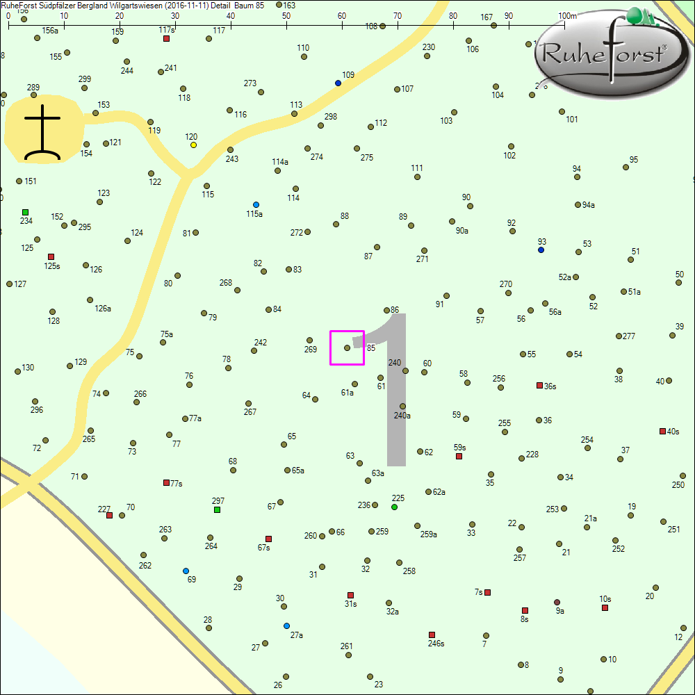 Detailkarte zu Baum 85