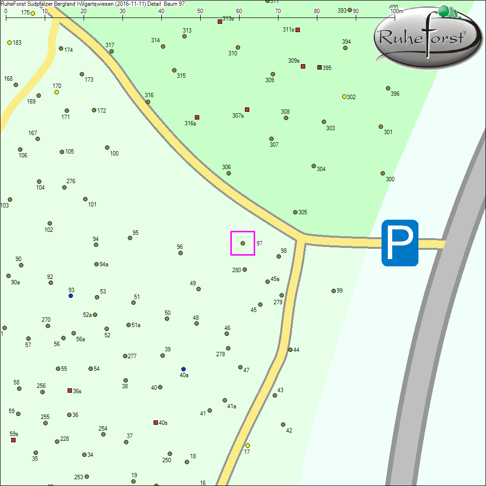 Detailkarte zu Baum 97